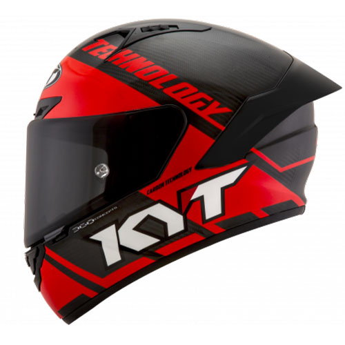 KYT NZ-Race Carbon Race-D Red Fluo Helmet