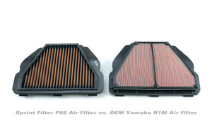 Sprint P08 Air Filter - 2015+ Yamaha R1 / 2017+ Yamaha FZ10 & MT10