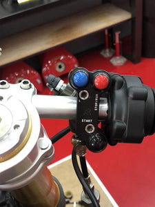 Apex Racing Development Three Button Engine Race Switch with Brembo Offset for 2016+ Kawasaki ZX10R / RR