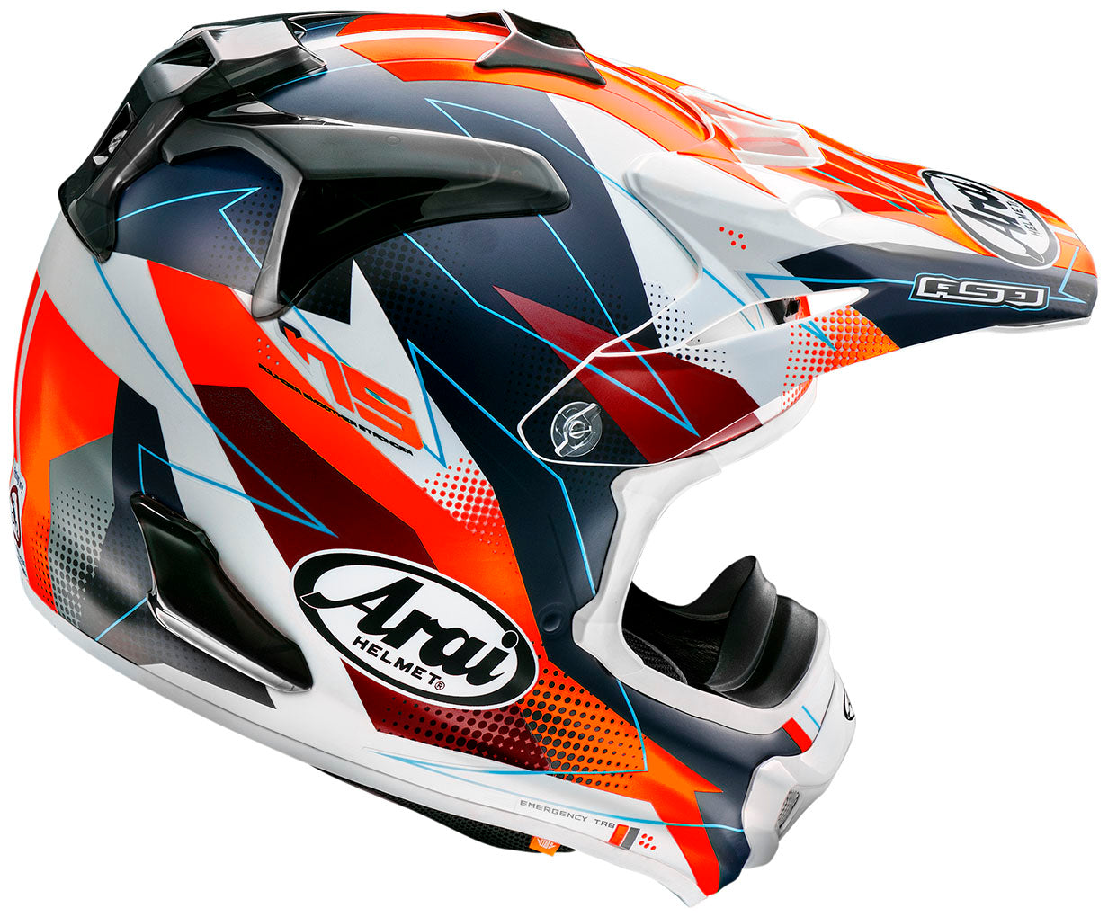 Arai VX PRO4 RESOLUTE RED Pit Lane Moto