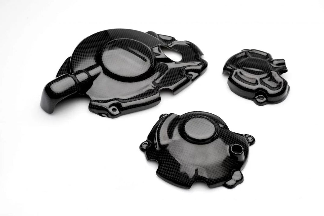 C2R Carbon Fiber Engine Covers Set (3-pieces) 2015+ Yamaha R1