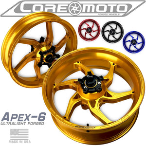 Core Moto APEX-6 Wheelset for 2015+ Yamaha R1
