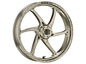 OZ Racing GASS RS-A Aluminum 6-Spoke Front Wheel - TITANIUM - 2020+ BMW S1000RR (CAST WHEEL REPLACEMENT)