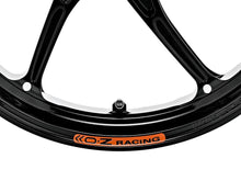 Load image into Gallery viewer, OZ Racing GASS RS-A Aluminum 6-Spoke Front Wheel - GLOSS BLACK - 2020+ BMW S1000RR