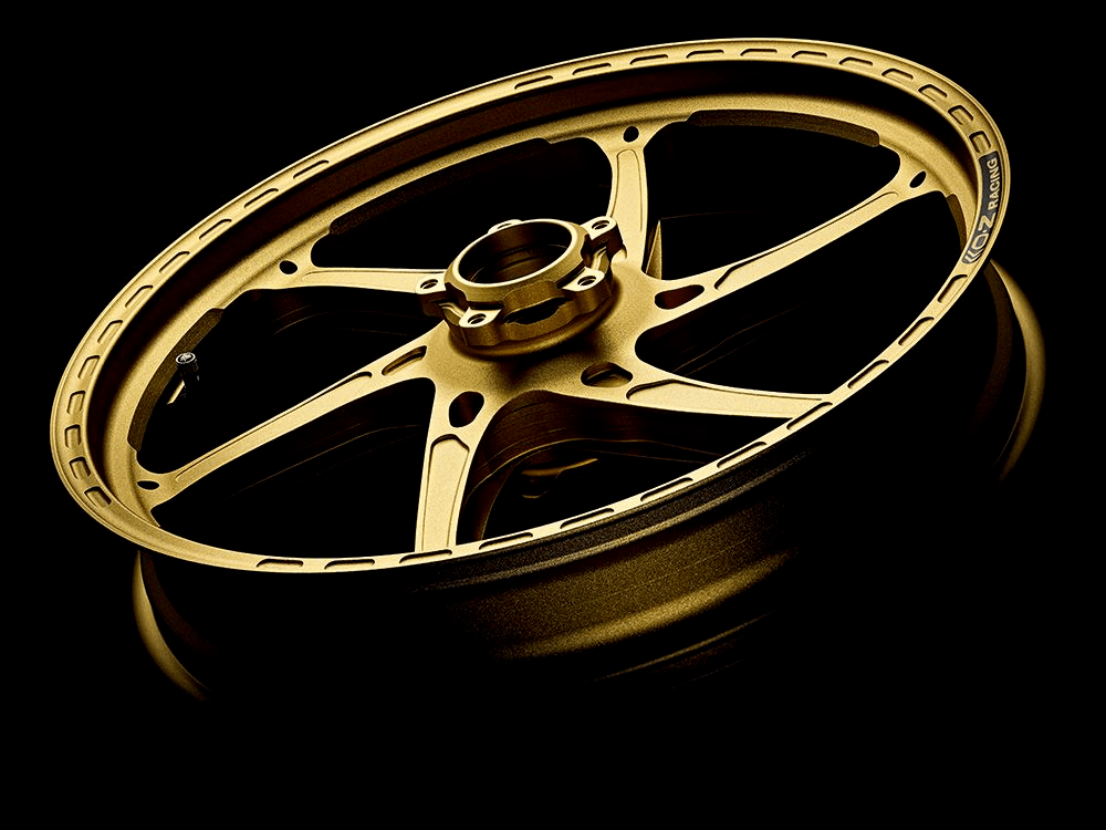 OZ Racing GASS RS-A Aluminum 6-Spoke Front Wheel - MATTE GOLD