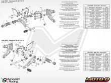 Load image into Gallery viewer, Bonamici Rearsets 2019+ Kawasaki ZX6-R