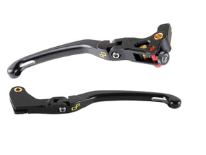 Lightech Brake and Clutch Lever Kit - Soft Touch "Alien" Colored - Yamaha